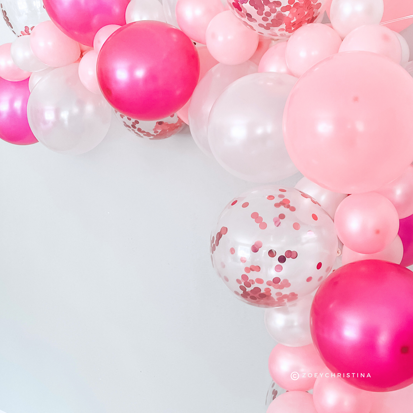 Blush Bubbles Balloon Garland Kit – Pink, White & Pearl Tones | Elegant Party Backdrop for Baby Showers, Birthdays & Bridal Events