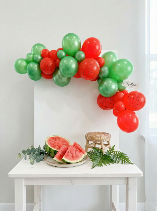 Juicy Watermelon Balloon Garland β Summer BBQ & Baby Shower Decor