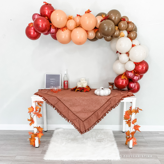Candy Apple Balloon Garland Kit – Fall & Autumn Party Decor