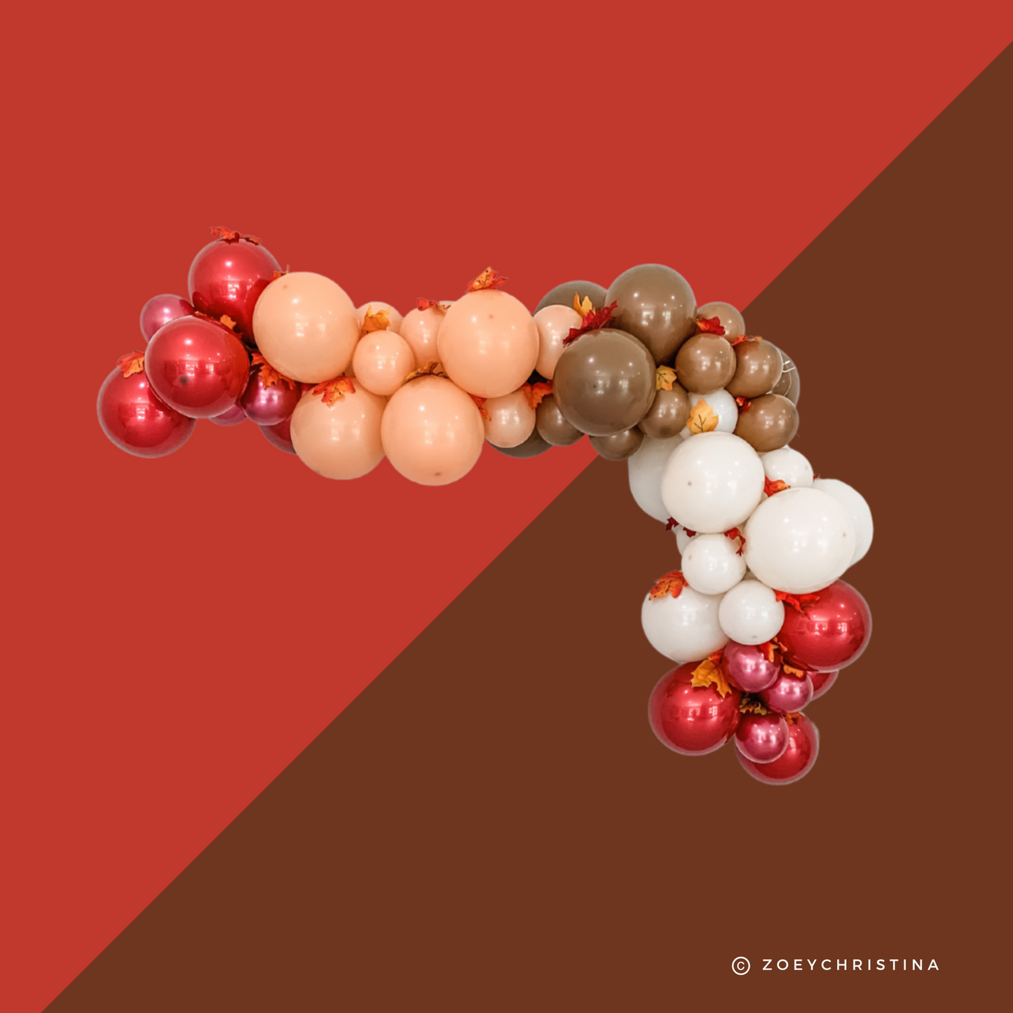 Candy Apple Balloon Garland Kit – Fall & Autumn Party Decor