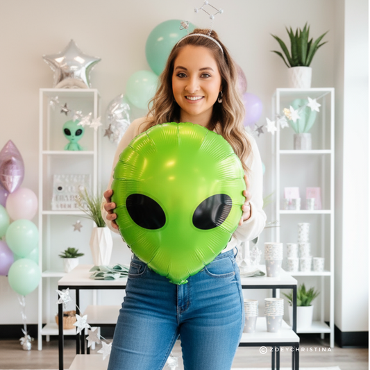 Extraterrestrial Alien Balloon – Sci-Fi, Glow Party & Halloween Decor