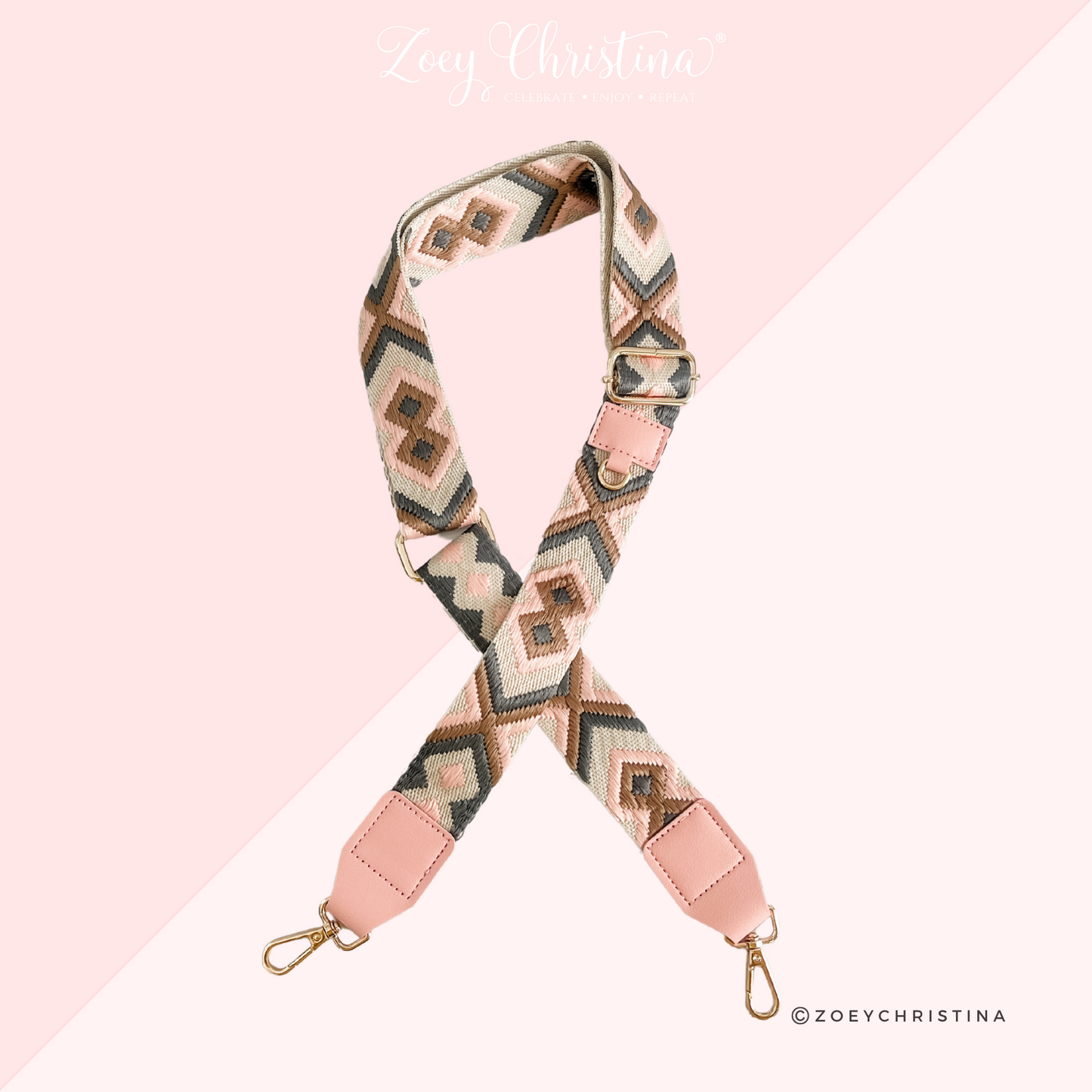 Pink Bow Bag Strap – Adjustable Interchangeable Purse & Tote Accessory (Copy)