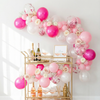 Blush Bubbles Balloon Garland Kit – Pink, White & Pearl Tones | Elegant Party Backdrop for Baby Showers, Birthdays & Bridal Events