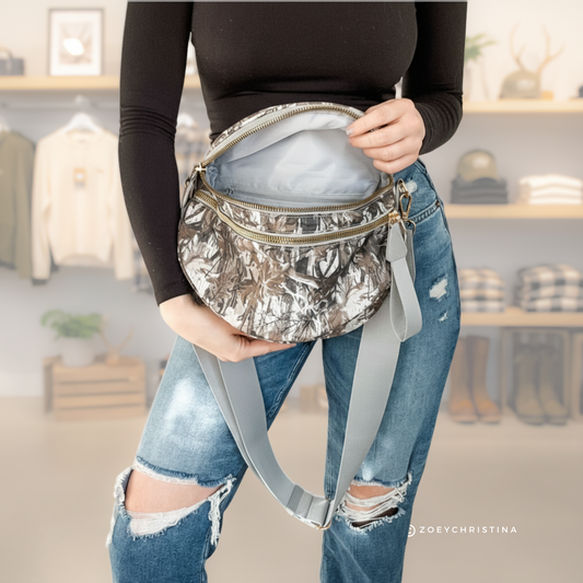 Chic & Spacious Checkered or Camo Crossbody Bag – 5 Glam Colors