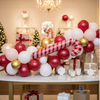 Christmas Bachelorette party decorations for women, Candy Cane bridal shower diy balloon arch banner garland supplies accessories, favors