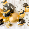 Halloween Balloon Garland β Black & Gold Bat-Themed Party Supplies