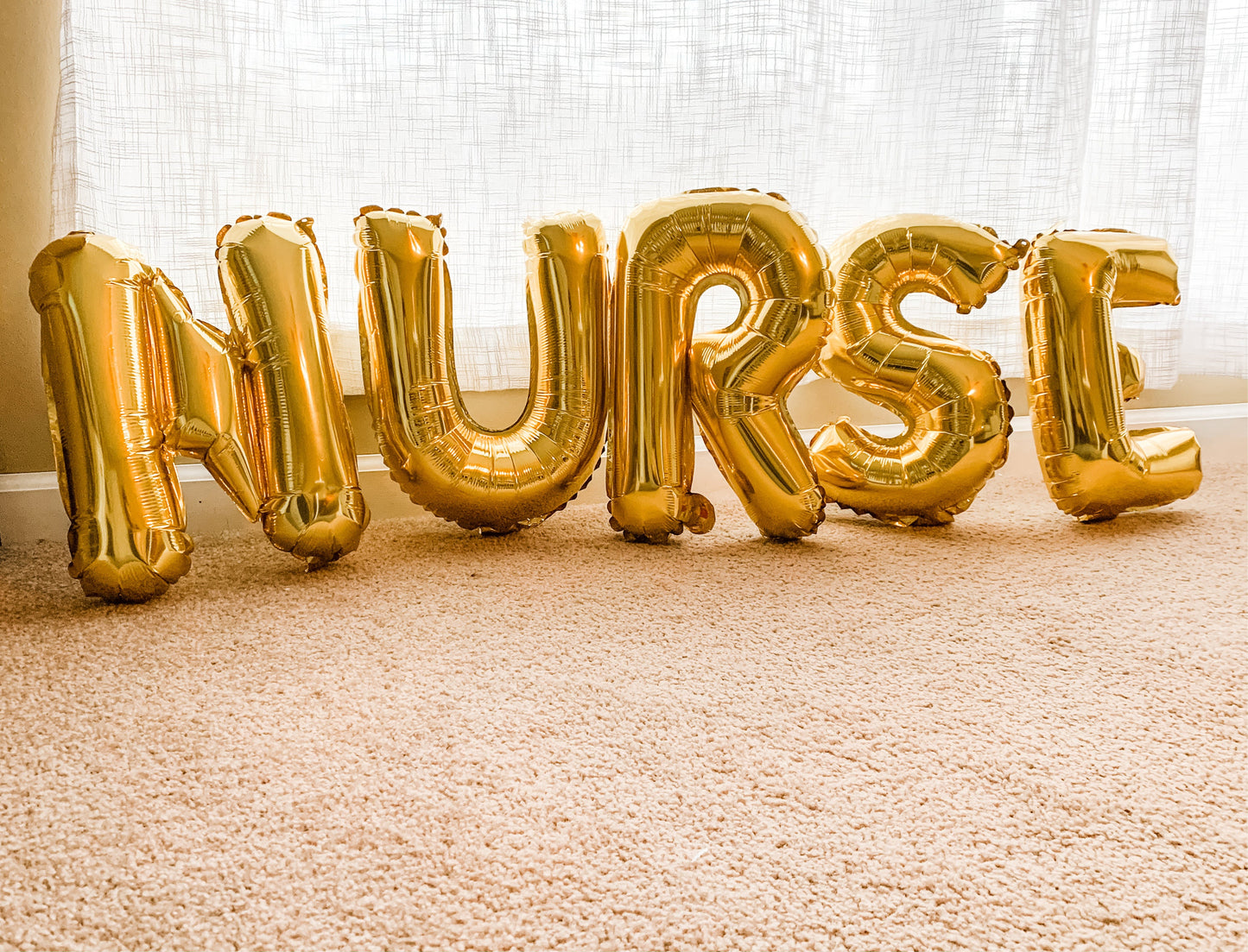 Dental-Themed Party Balloons – "RDH" & "Hygiene Queen" Foil Letter Kit