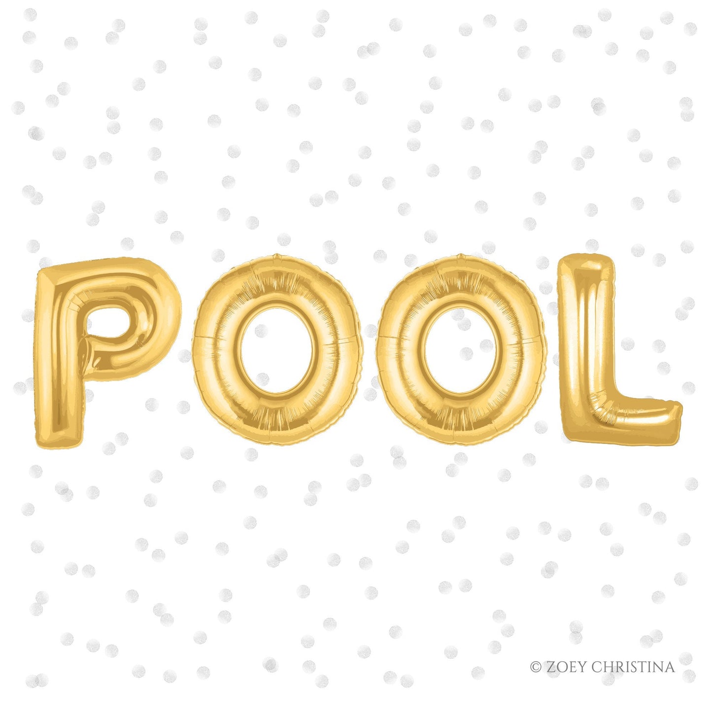 Summer Party Letter Balloons – "Pool Party, Last Splash, Tropic Like It’s Hot" & More!