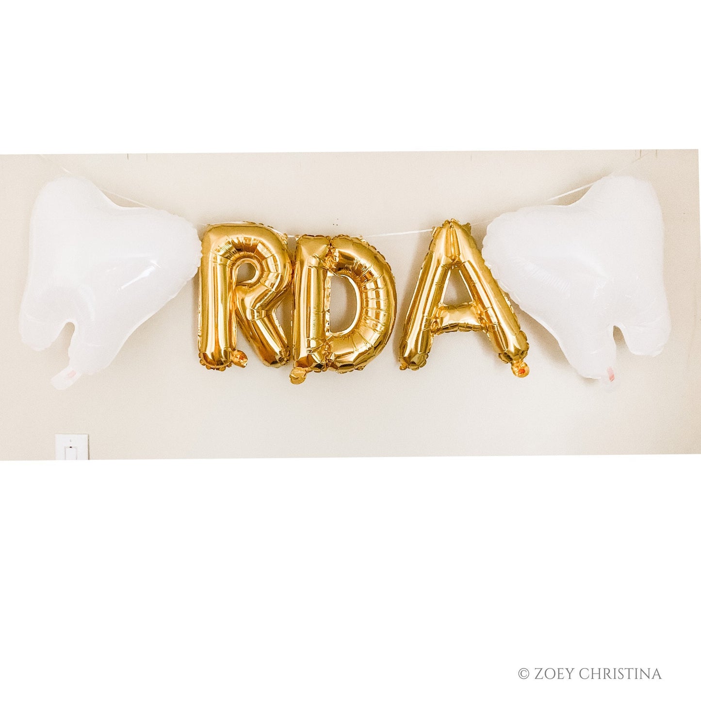 Dental-Themed Party Balloons – Fun Sayings + Tooth Balloons for RDH & Dentist Celebrations
