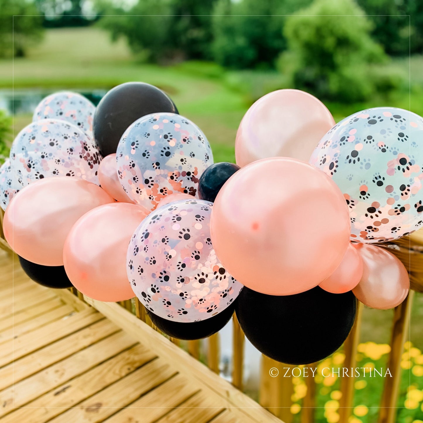 Let’s Pawty" Balloon Garland Kit – Dog & Cat Birthday Party Decorations