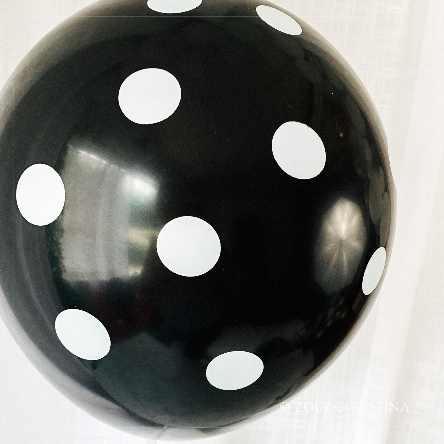Polka Dot Balloons – Birthday & Baby Shower Decor (Pick Your Color)