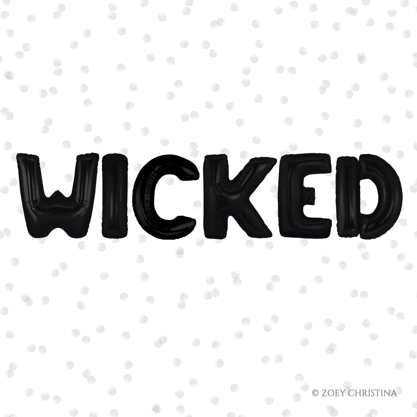 Halloween Foil Balloon Letter Kits – 16" Air-Fill Balloons in Spooky Sayings