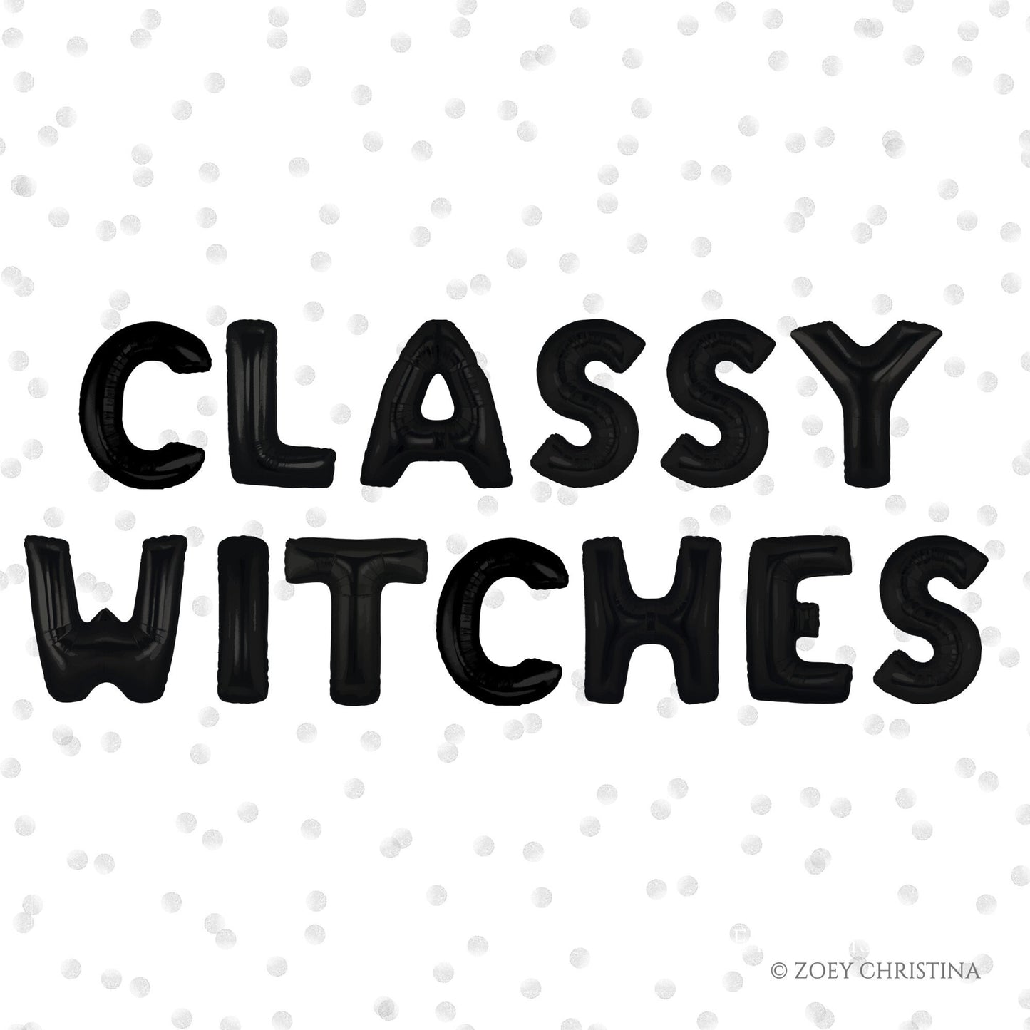 Halloween Foil Balloon Letter Kits – 16" Air-Fill Balloons in Spooky Sayings