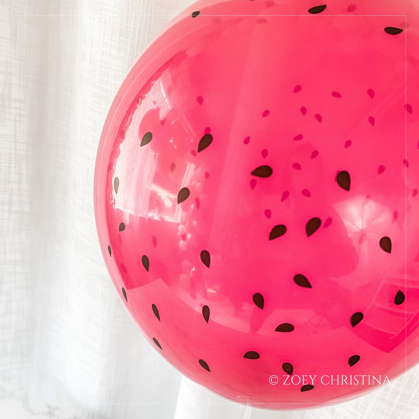Watermelon Rind & Strawberry Seed Balloons – 4 Color Options (Party Pack)
