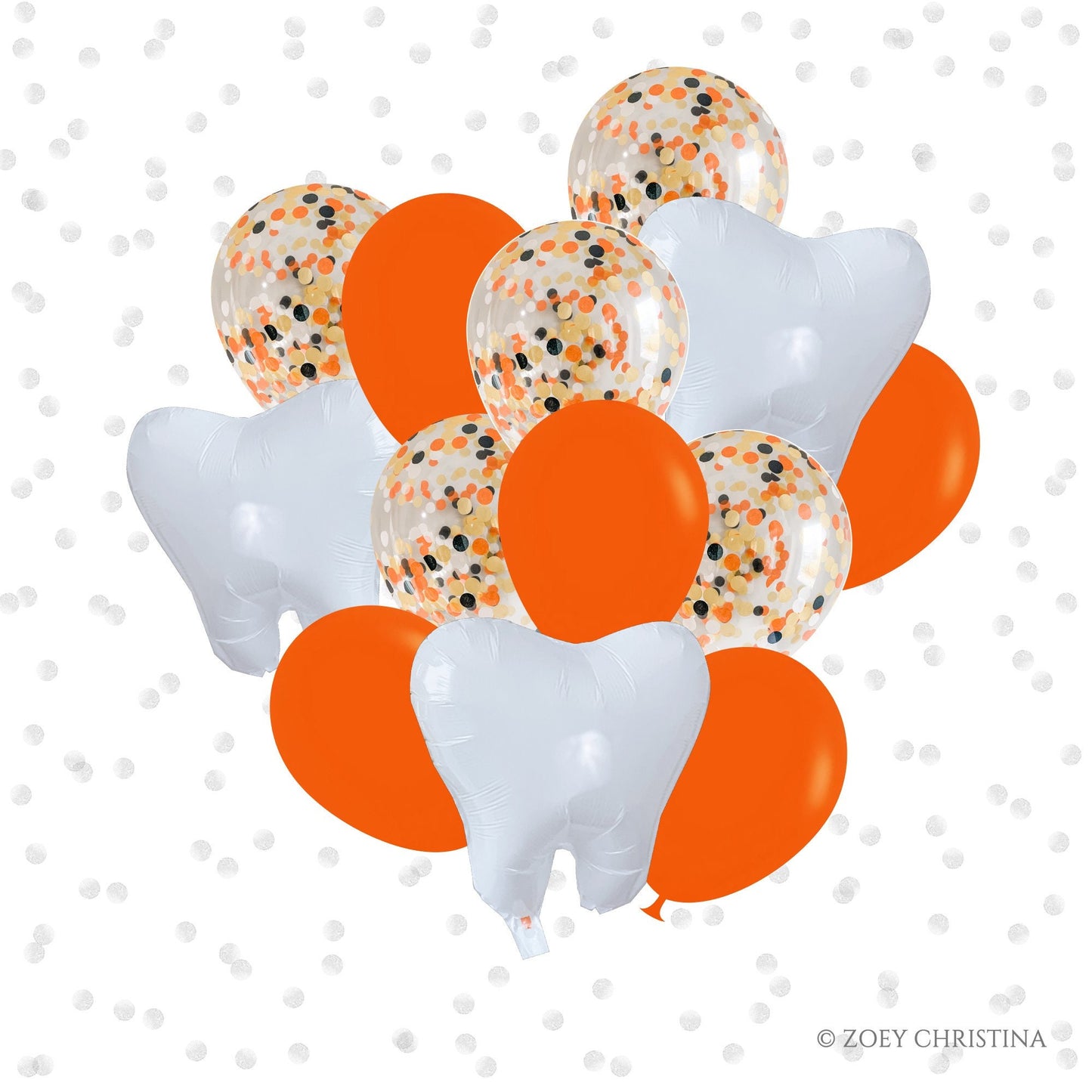 Dental-Themed Balloon Bouquet – Dentist, Tooth Fairy & Graduation Decor