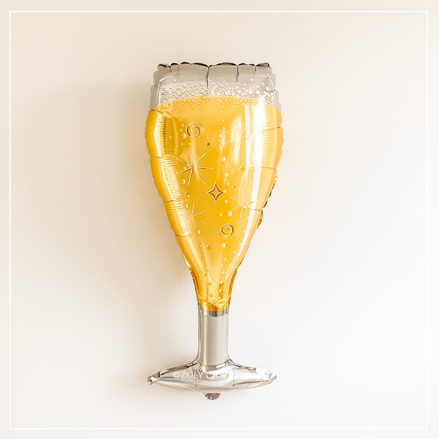 Champagne Glass Balloon – Wedding, Bridal Shower & New Year’s Eve Decor