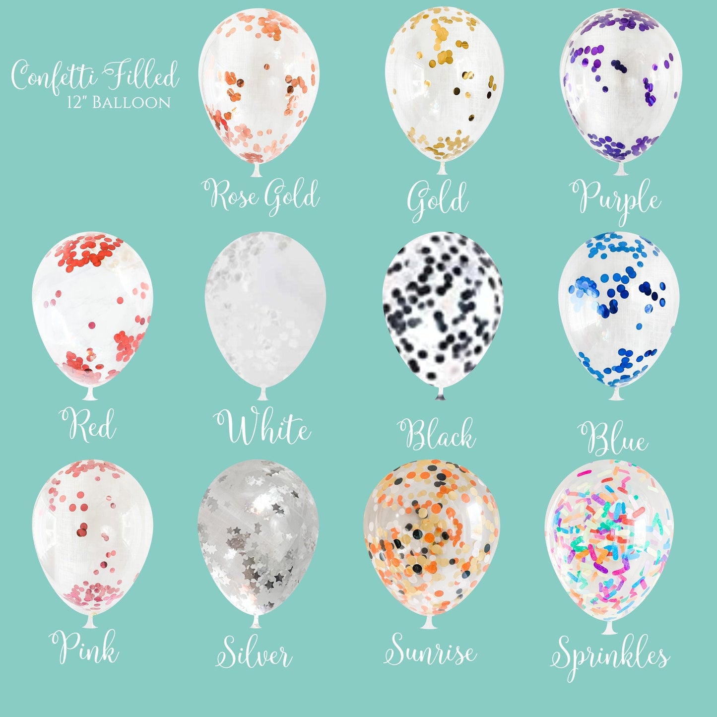 Personalized Balloon Garland – Custom Color Balloon Arch for Events