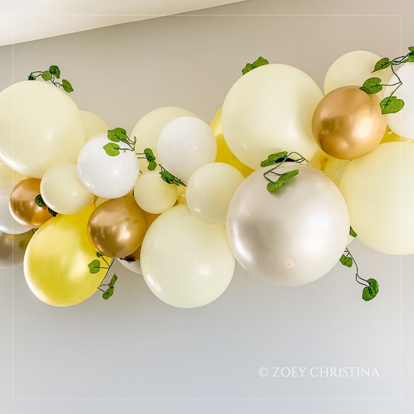 Bright Yellow Balloon Garland – Lemonade Stand & Summer Birthday Decorations