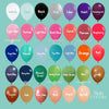 Personalized Balloon Garland – Custom Color Balloon Arch for Events