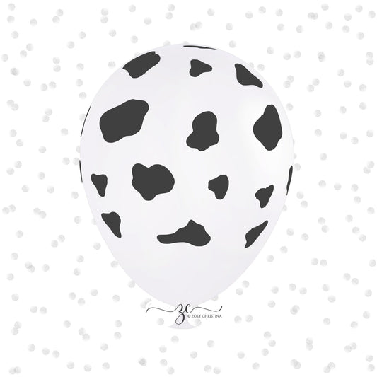 Cow Print Balloons – Farm Birthday, Rodeo, Barnyard & Western Theme