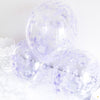 Lavender Confetti-Filled Balloons – 12” Clear Latex Balloons for Weddings & Events
