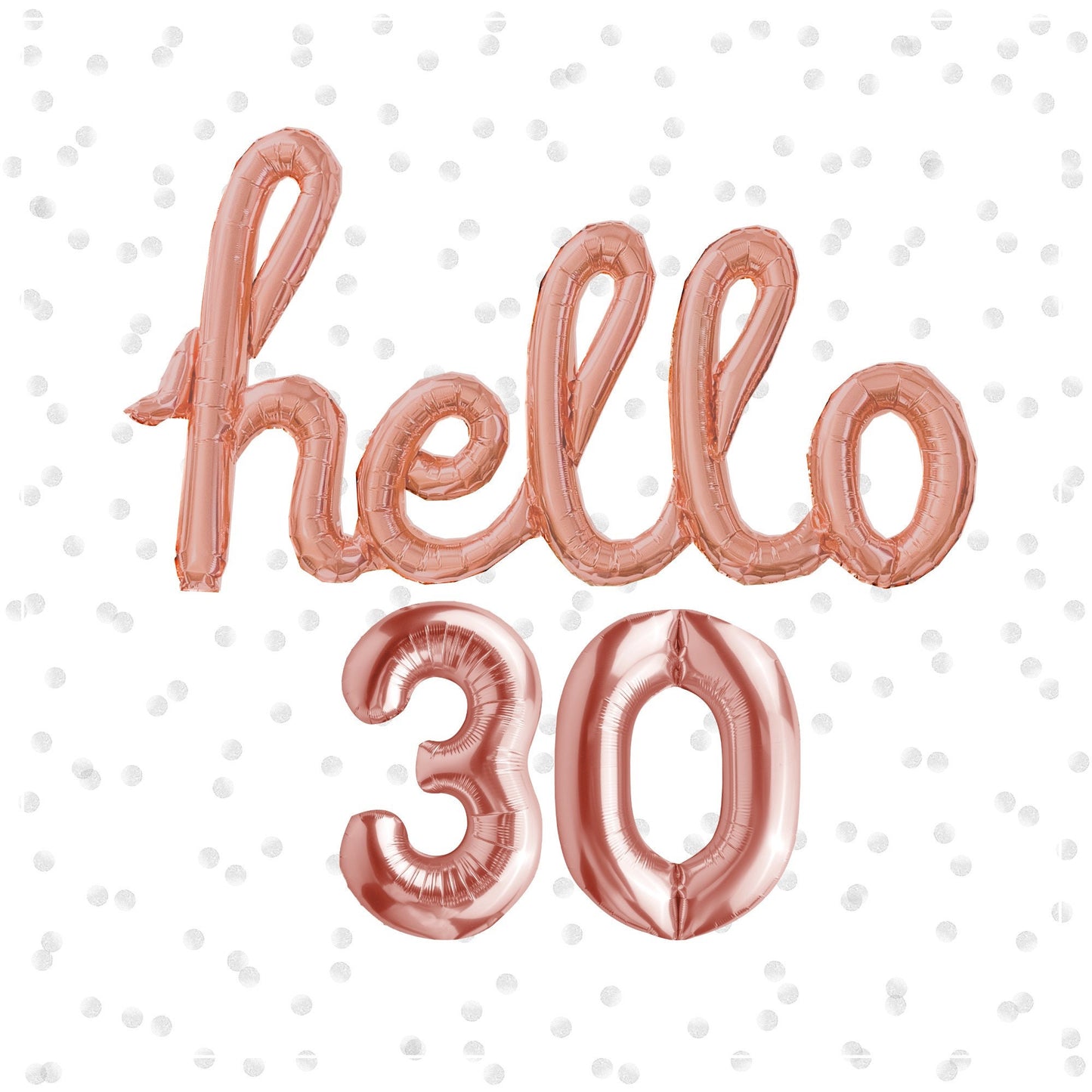 Personalized "Hello" Balloon with Custom Number – Perfect for Any Age!