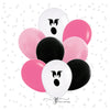 Halloween Balloon Bouquet – Ghost Face + Custom Color Mix