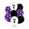 π» Halloween Balloon Bouquet β Ghost Face + Custom Color Mix