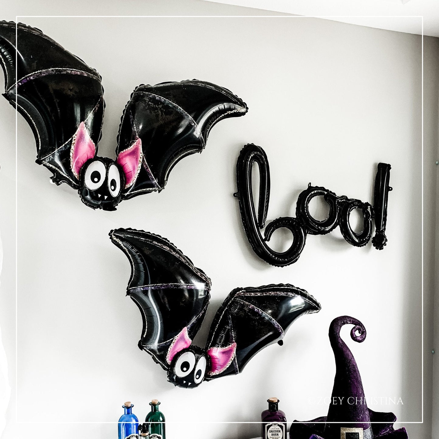 BOO!" Black Foil Balloon – Approx. 24" | Air-Fill Only