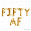 Foil Balloon Letter Kits – 50th Birthday Sayings