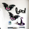Cute & Whimsical Bat Party Decoration - Halloween Foil Balloon