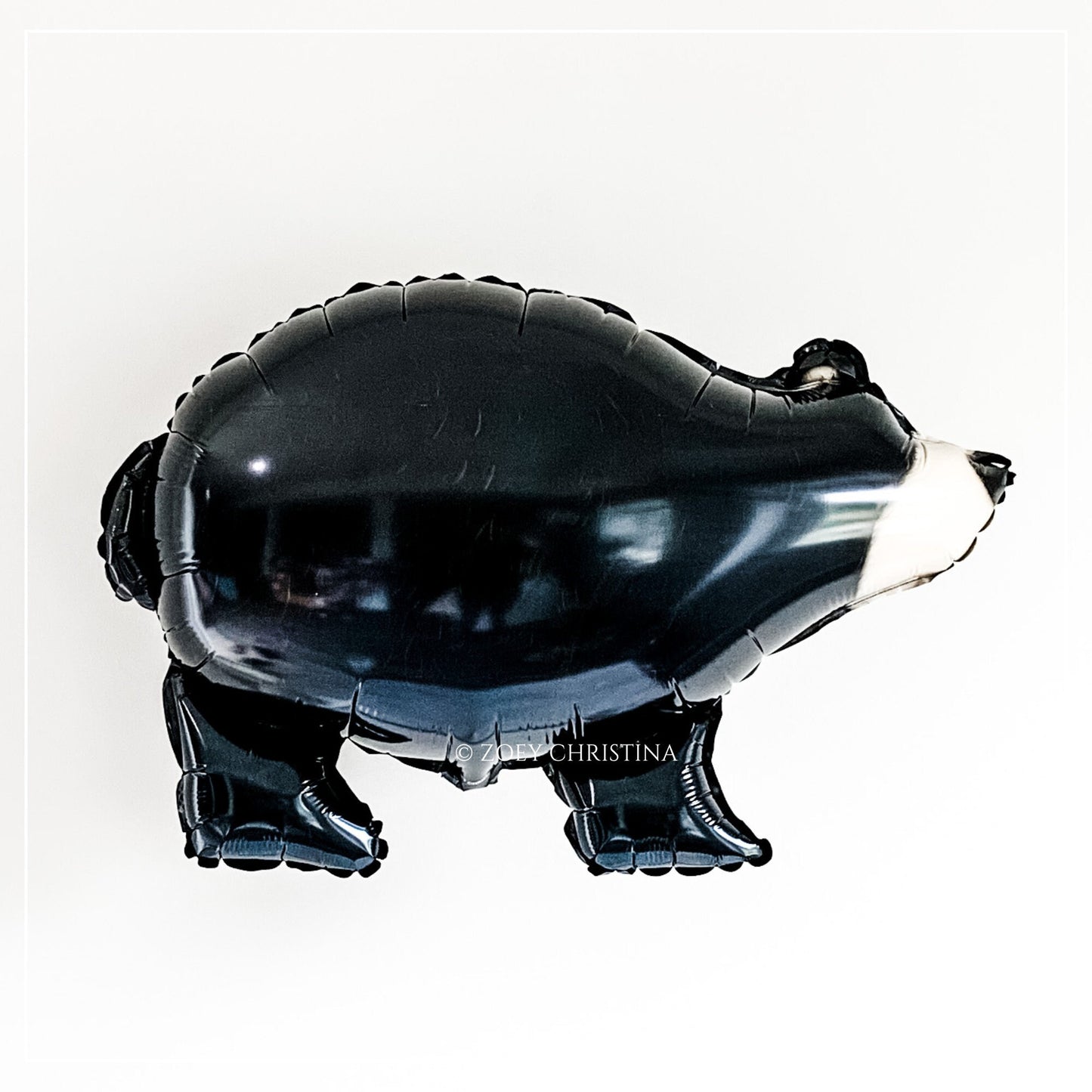 Woodland-Themed Bear Balloon – 21” Foil Balloon for Baby Showers & Birthdays