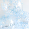 Light Pastel Blue tones Party Decorations Supplies, Blueberry Theme Birthday under the sea Confetti balloon Bridal shower baby Ice snow
