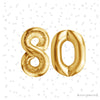 80th Birthday Foil Balloon Letter Kits – Milestone Birthday Decor