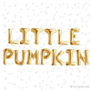 Little Pumpkin Foil Balloon Letter Kit – Fall Baby Shower & First Birthday Decor