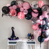 Haunted Chic Balloon Garland – Confetti & Marble Pink Balloons for Witchy Celebrations