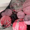 Haunted Chic Balloon Garland – Confetti & Marble Pink Balloons for Witchy Celebrations