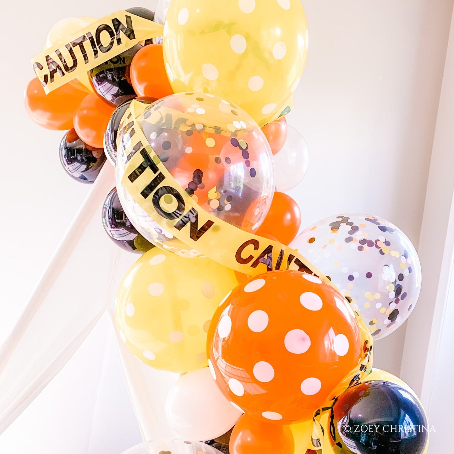 Under Construction Balloon Garland Kit – Work Zone Birthday Party Decor