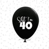 Funny 40th Birthday Balloons – "SHIT I'M 40" Latex in Multiple Colors