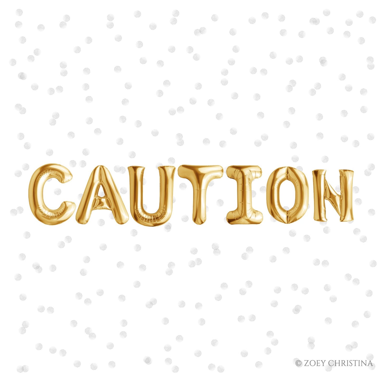 Work Zone Foil Balloon Kit – Construction Party Letter Balloons