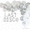 Disco-Themed Balloon Kit – "LAST DISCO" Foil Letters & Garland for Bachelorette & Birthday Parties