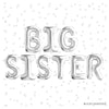 Big Sister Reveal Foil Balloon Kit – Customizable with Additional Balloons!