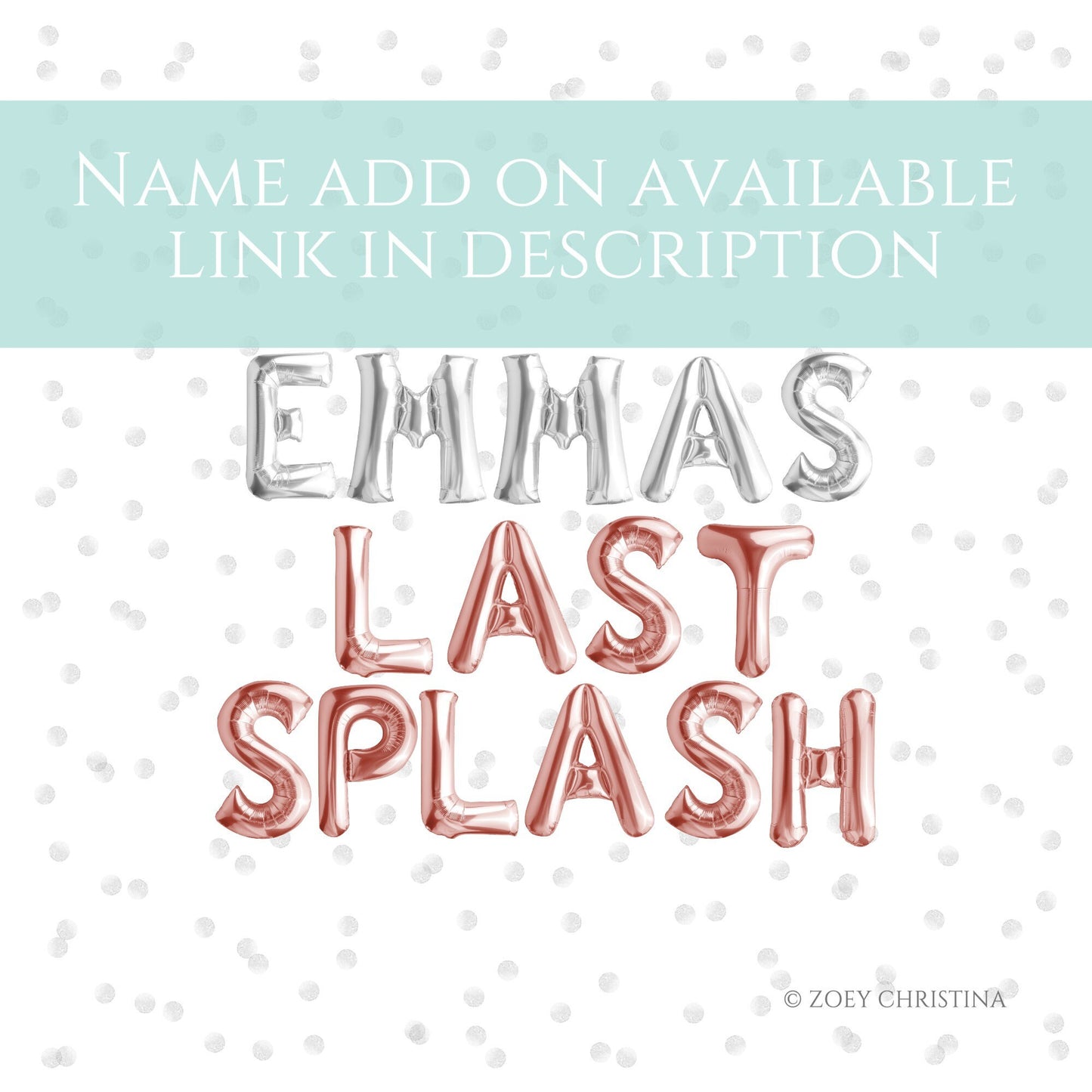 🌴 Tropical "Last Splash" Balloon Garland Kit – 6 Ft Arch with Palm Leaves & Foil Letters