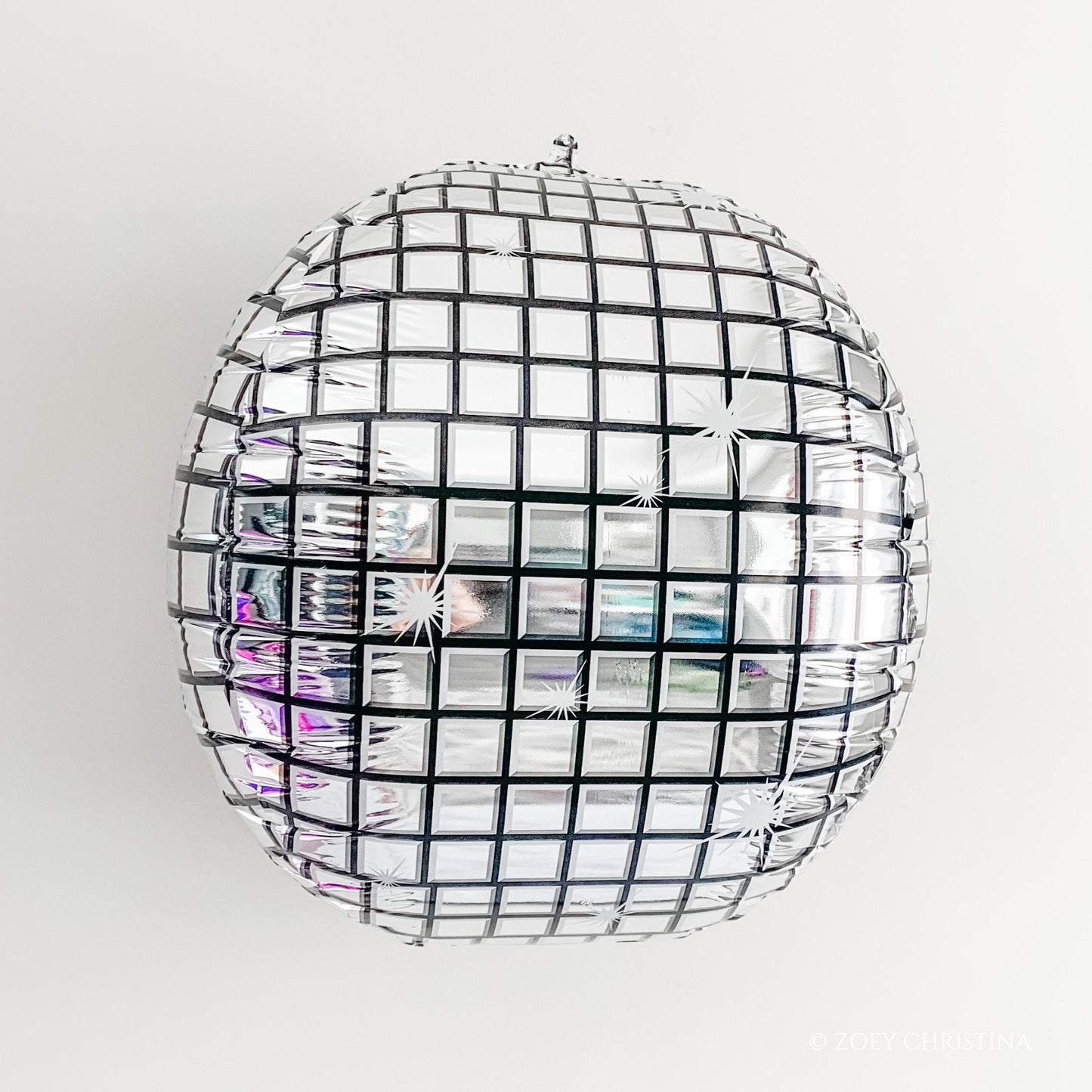 Disco Ball Foil Balloons – 14” Retro Party & Bachelorette Decor