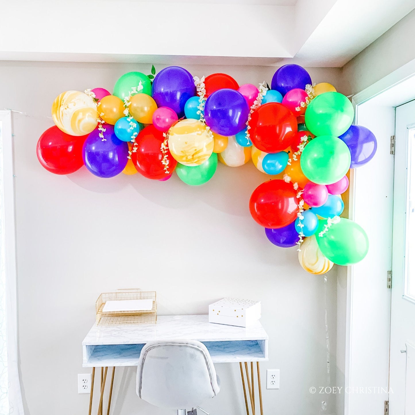 Fiesta Balloon Garland Kit – Vibrant Cinco de Mayo Party Balloon Arch