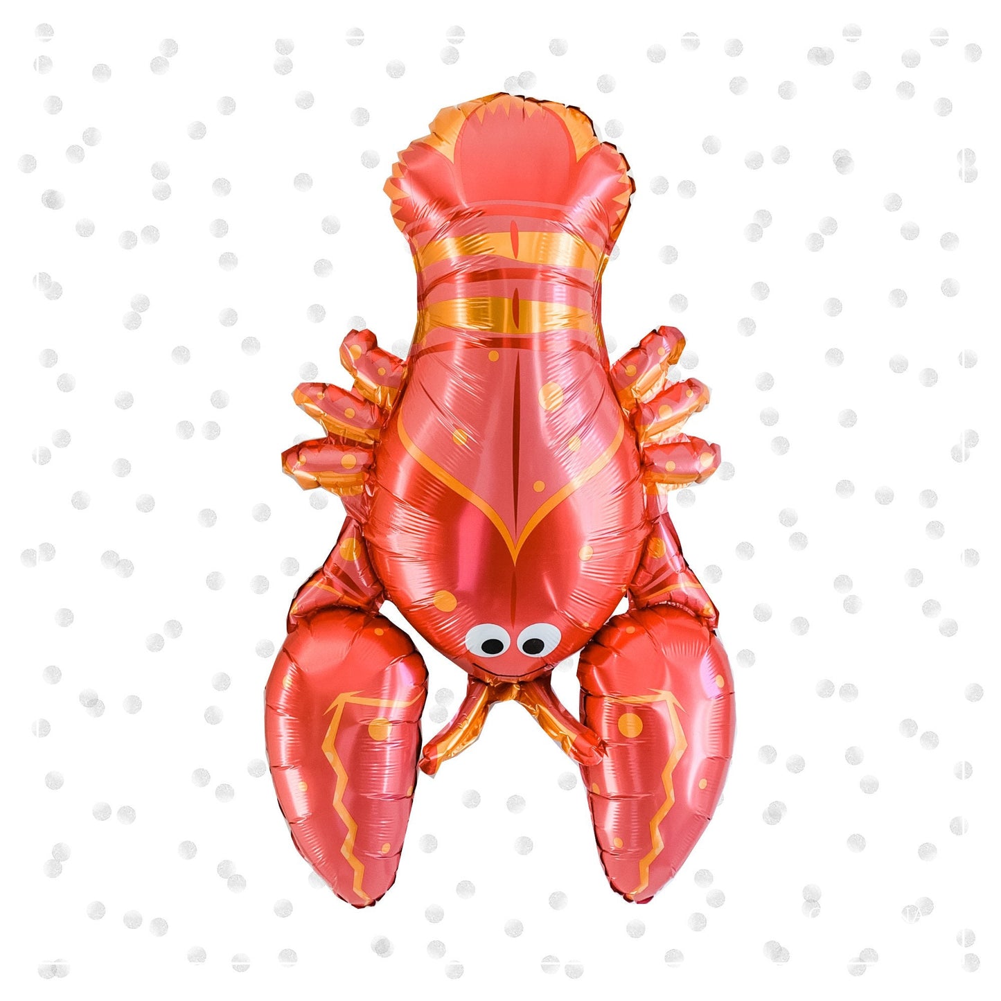 Seafood-Themed Foil Balloon – Red Lobster & Crawfish Balloon