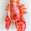 Seafood-Themed Foil Balloon – Red Lobster & Crawfish Balloon