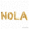 New Orleans Bachelorette Balloons – "NOLA" Foil Letters & Custom Options