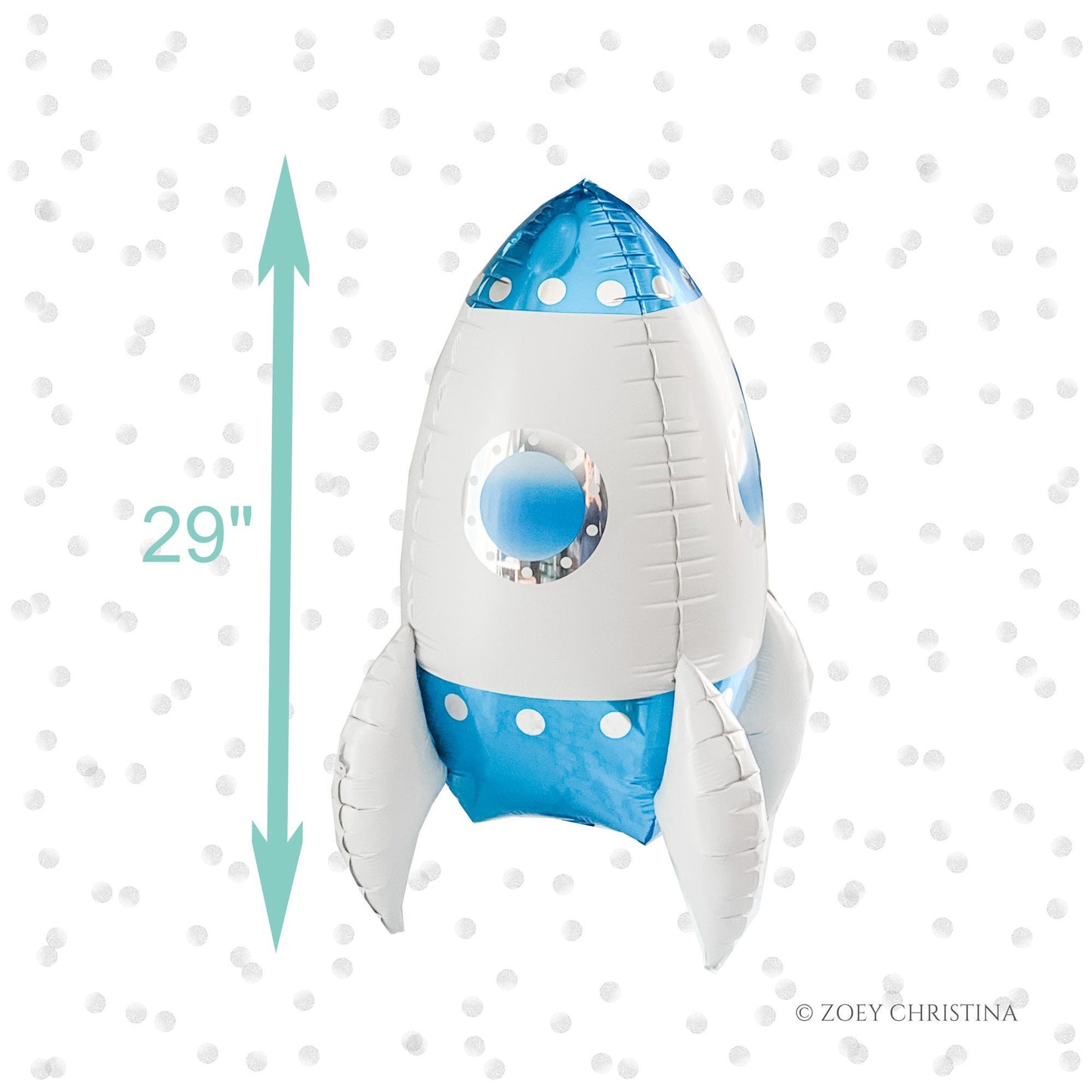 Rocket Ship Balloon – Astronaut & Outer Space Theme