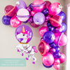 Galactic Dreams Balloon Garland Kit – Pink & Purple Outer Space Party Decor
